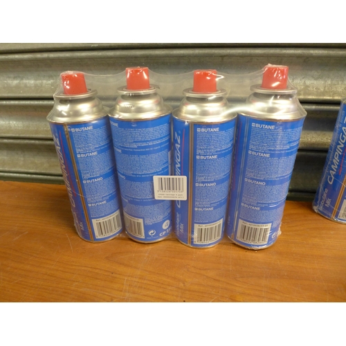 2268 - 25 Camping Gaz Isobutane mix 220g gas canisters and a quantity of camping items including kettles, S... 