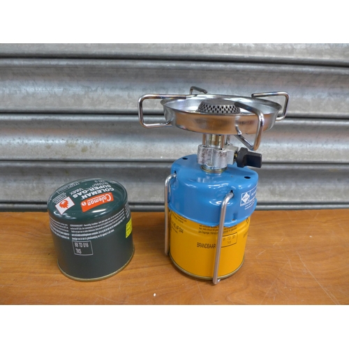 2268 - 25 Camping Gaz Isobutane mix 220g gas canisters and a quantity of camping items including kettles, S... 