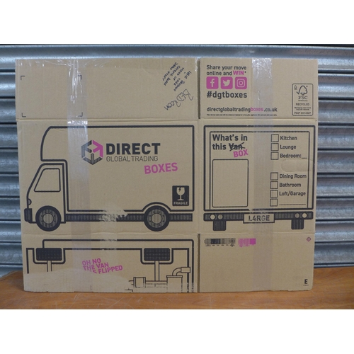 2324 - 35 Flat packed cardboard moving boxes