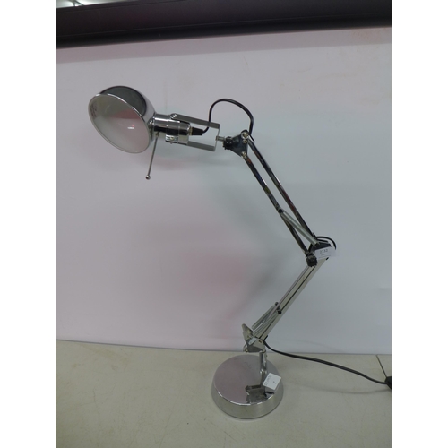 2332 - A chrome angle poise style desk lamp