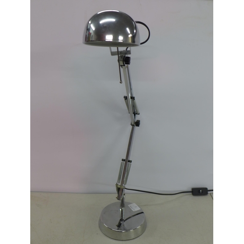 2332 - A chrome angle poise style desk lamp