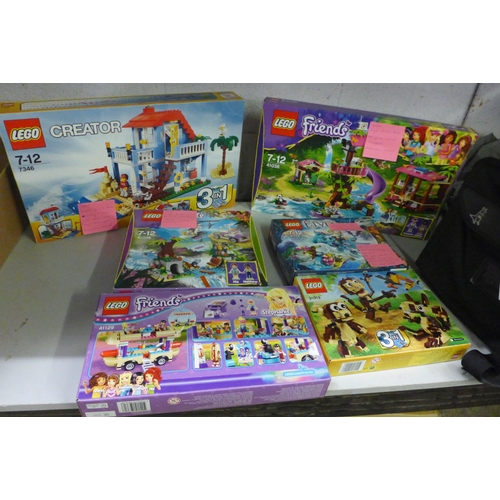 2080A - 7 Boxes of Lego including Lego Creator Elves Friends