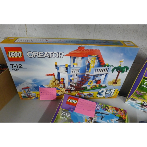 2080A - 7 Boxes of Lego including Lego Creator Elves Friends