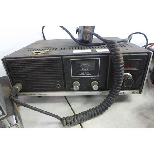 2378 - A quantity of CB radio equipment including, A Midland 2001 precision series CB27/81, A Navah Realist... 