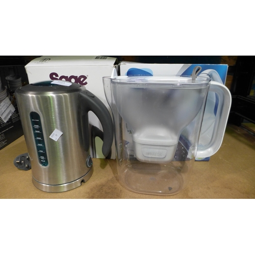 3023 - Sage Soft Top Pure Kettle & Brita Maxtra+ XL Style Jug *Item is subject to VAT(319-263,280)