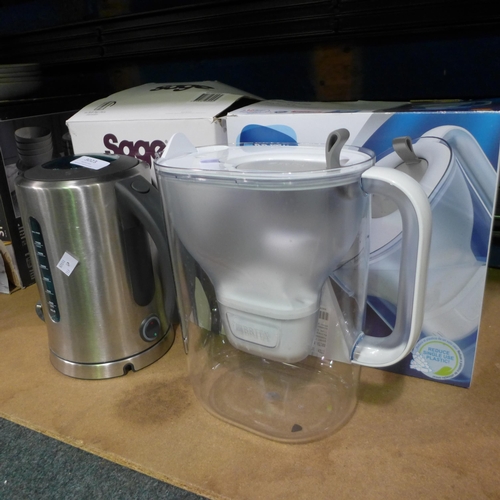 3023 - Sage Soft Top Pure Kettle & Brita Maxtra+ XL Style Jug *Item is subject to VAT(319-263,280)