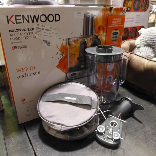 3036 - Kenwood Multipro Express Weigh Food Processor, original RRP £109.99 + VAT*Item is subject to VAT(319... 