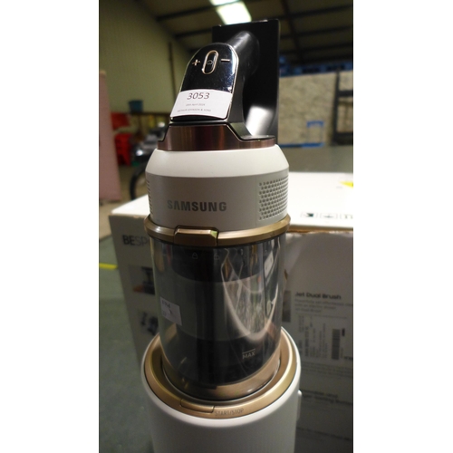 3053 - Samsung Bespoke jet vacuum cleaner - no battery (319-804)  * This lot is subject to vat