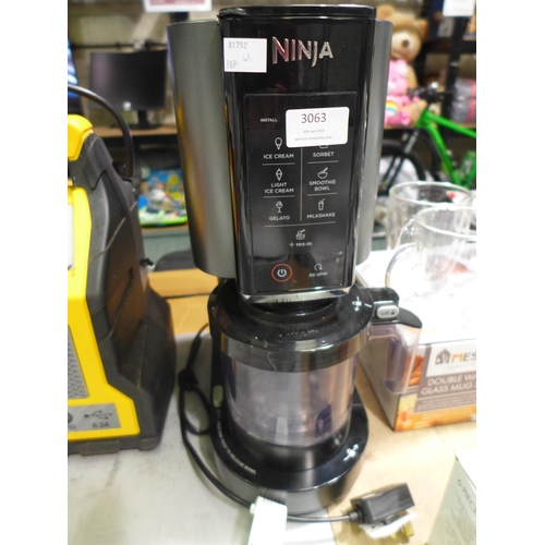 3063 - Ninja Dessert Blender (319-805)  * This lot is subject to vat