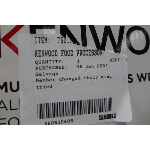 3081 - Kenwood Multipro Express Weigh Food Processor, original RRP £109.99 + VAT  *Item is subject to VAT(3... 