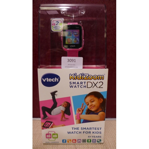 3091 - Vtech Pink DX2 Smart Watch  *Item is subject to VAT(319-434)