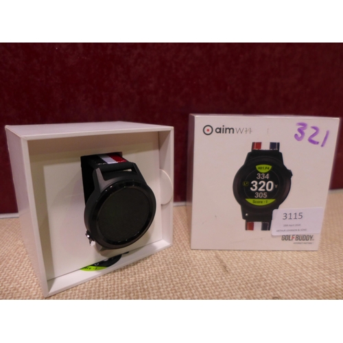 3115 - Golfbuddy W11 GPS Smart Watch original RRP £149.99 + VAT (321-63) *This lot is subject to VAT