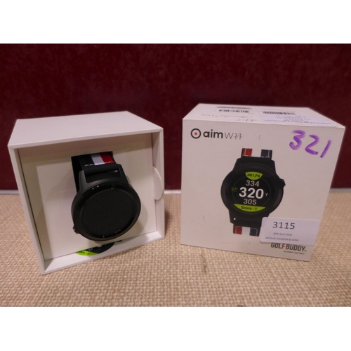 3115 - Golfbuddy W11 GPS Smart Watch original RRP £149.99 + VAT (321-63) *This lot is subject to VAT