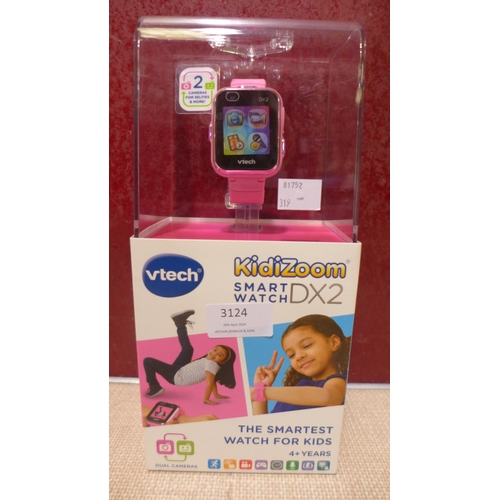 3124 - V-Tech Pink Smart Watch (DX2) *Item is subject to VAT(319-57)