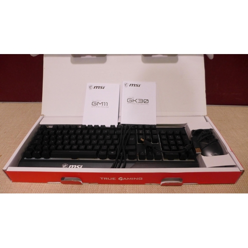 3128 - MSI Vigor Gaming Keyboard & Mouse  *Item is subject to VAT(319-62)