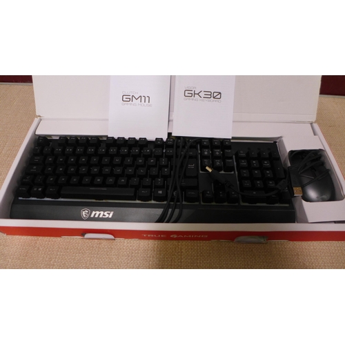 3128 - MSI Vigor Gaming Keyboard & Mouse  *Item is subject to VAT(319-62)