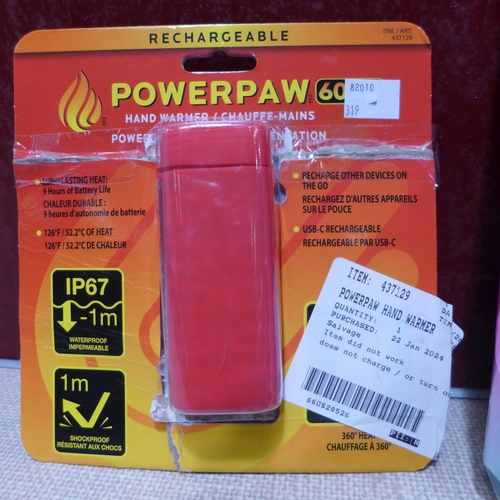 3132 - Powerpaw Hand Warmer, Tweezerman Tweezers, Reusable Make Up Cloths & Quickplay 2kg Dumbbells  *Item ... 