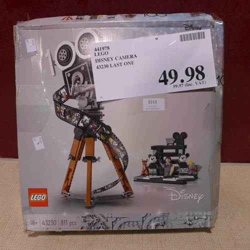 3153 - Lego Disney Camera (incomplete) *This lot is subject to VAT (319-523)