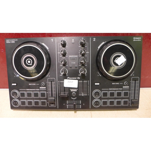 3157 - Pioneer DJ Deck (No cables) original RRP  £164.99 + VAT *Item is subject to VAT(319-242)