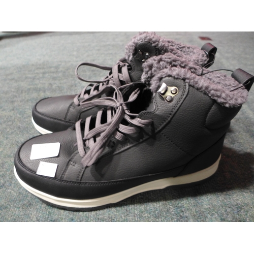 3187 - Pair of men's weatherproof dark grey boots - UK size 11 (no box) * this lot is subject to VAT