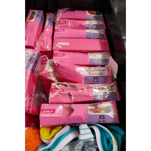 3239 - Quantity of girls Puma briefs, mixed sizes *This lot is subject to VAT