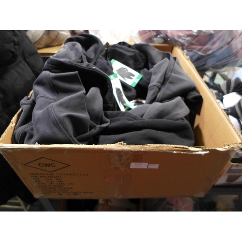 3243 - Quantity of ladies XL - Grey and black Champion Hoodies. *This lot is subject to VAT