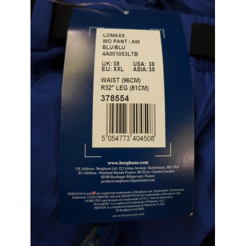 3254 - Quantity of men's Blue Berghaus Lomaxx pants - Mixes sizes. *This lot is subject to VAT