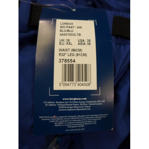 3255 - Quantity of men's Blue Berghaus Lomaxx pants - Mixes sizes. *This lot is subject to VAT