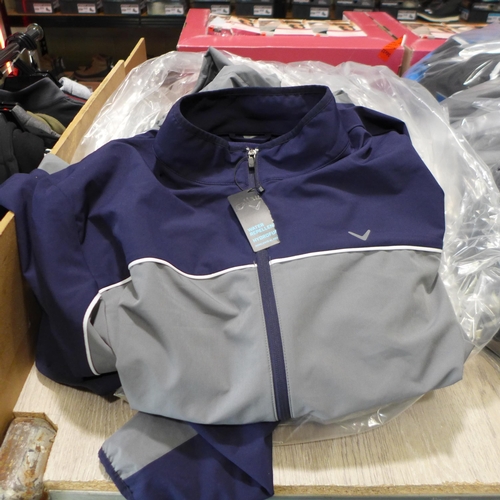 3259 - Quantity of men's dark blue and black Callaway zip up tops - Mixed sizes. *This lot is subject to VA... 