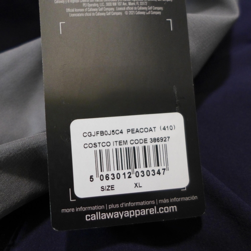 3259 - Quantity of men's dark blue and black Callaway zip up tops - Mixed sizes. *This lot is subject to VA... 