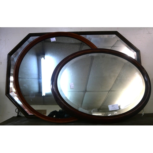 357 - Three assorted mirrors