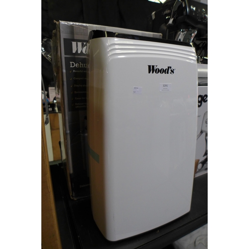 3291 - Woods Mdk26 White Dehumidifer, original RRP £249.99 + VAT *Item is subject to VAT(319-499)