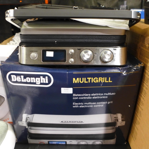 3293 - Delonghi Multigrill, original RRP £139.99 + VAT  *Item is subject to VAT(319-497)