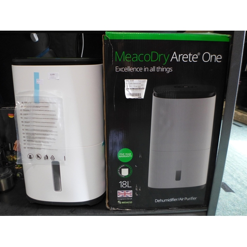 3299 - MeacoDry Arete One Dehumidifier 18L, original RRP £179.99 + VAT   *Item is subject to VAT(319-410)