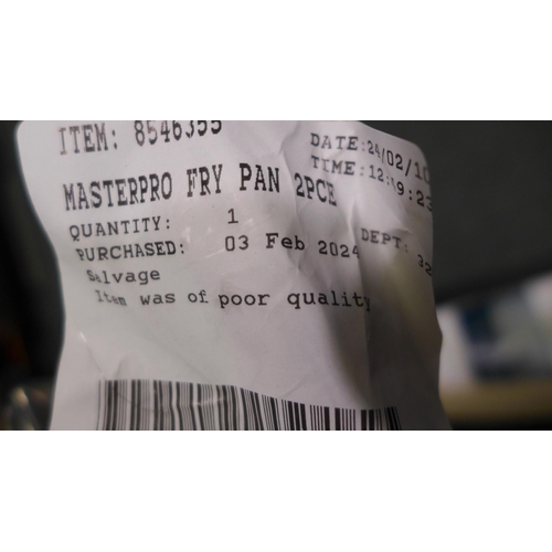 3316 - 2x Masterpro Fry Pan *Item is subject to VAT(319-478)