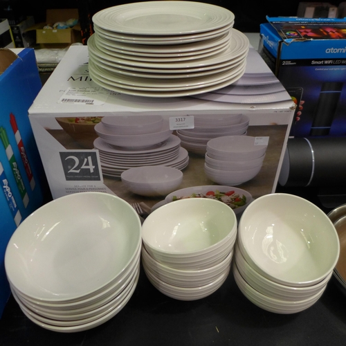 3317 - Mikasa Dinnerware  *Item is subject to VAT(319-463)