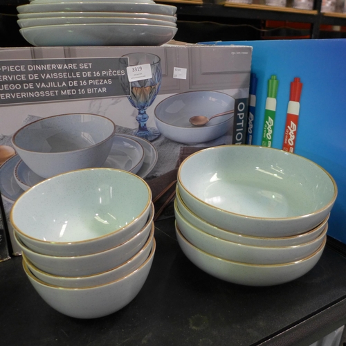 3319 - Options Dinner Set - Blue  *Item is subject to VAT(319-470)