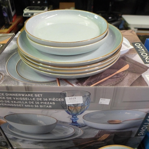 3319 - Options Dinner Set - Blue  *Item is subject to VAT(319-470)