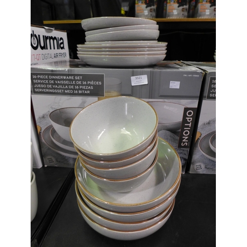 3321 - Options Dinner Set - Grey  *Item is subject to VAT(319-526)