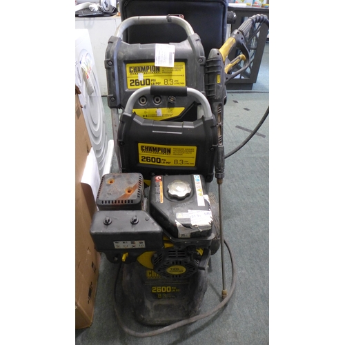 3367 - Champion Petrol Pressure Washer - No Nozzles (model:- 2600 PSI 100382), original RRP £299.99 + VAT *... 