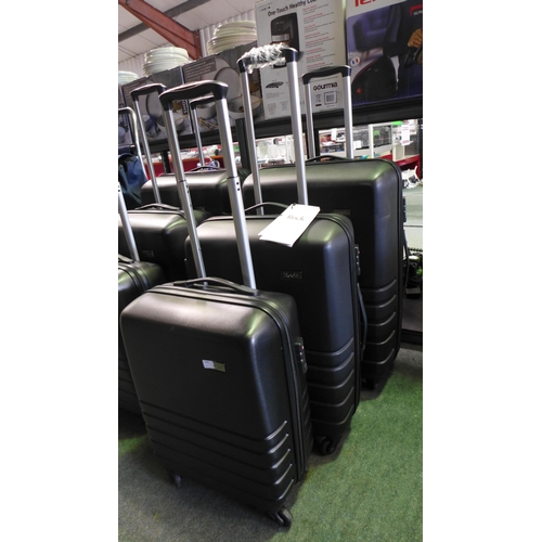 3375 - Rock Byron 3Pc Charcoal Luggage Set, original RRP £108.33 + VAT  *Item is subject to VAT(319-306)