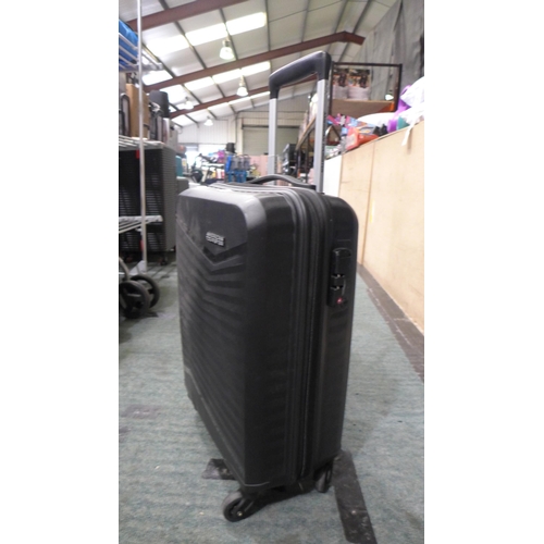 3404 - American Tourister Jetdriver Carryon 55cm 4 Wheel Spinner Hardside Case *Item is subject to VAT(319-... 