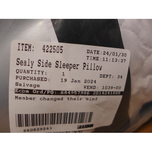 3407 - Sealy Side Sleeper Pillows *Item is subject to VAT(319-182)