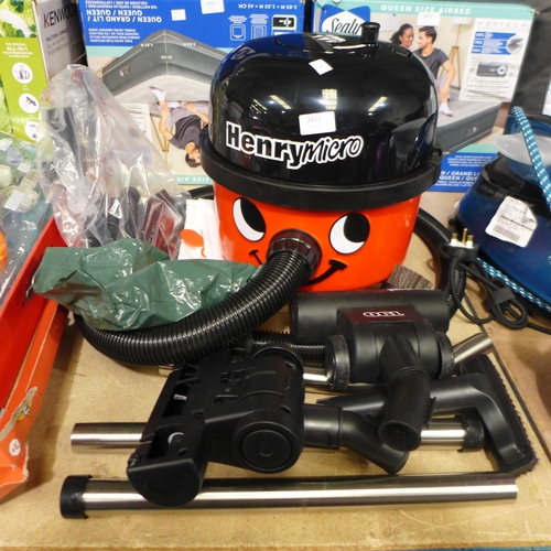 3413 - Henry Micro Hi-Flo Vacuum Cleaner (model:- 900671/HVR200M), original RRP £139.99 + VAT *Item is subj... 