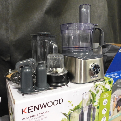 3414 - Kenwood Multipro Food Processor *Item is subject to VAT(319-129)