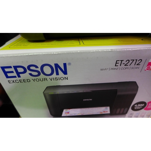 3456 - Epson Ecotank ET-2712 Printer, original RRP £124.99 + VAT *Item is subject to VAT(319-174)