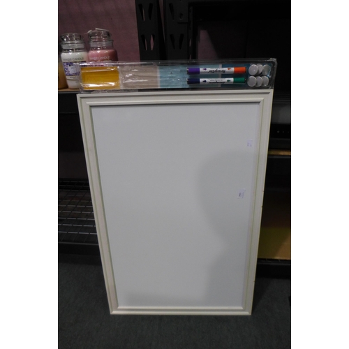 3465 - Magnetic Dry Erase Board With Wood Frame *Item is subject to VAT(319-196)