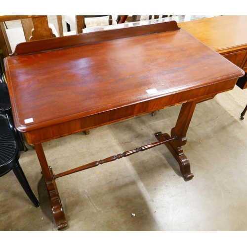 200 - A Victorian mahogany side table