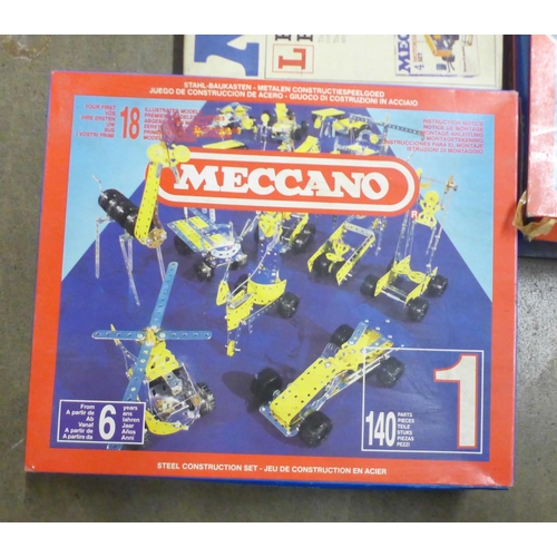 1159 - Eight boxed set of Meccano **PLEASE NOTE THIS LOT IS NOT ELIGIBLE FOR IN-HOUSE POSTING AND PACKING**