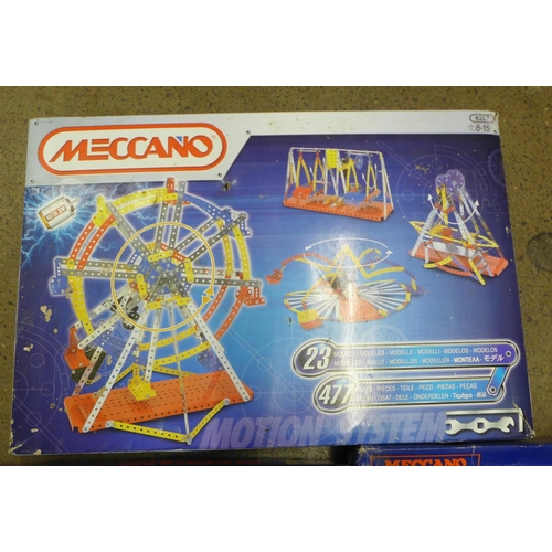 1159 - Eight boxed set of Meccano **PLEASE NOTE THIS LOT IS NOT ELIGIBLE FOR IN-HOUSE POSTING AND PACKING**